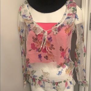 🎀MASSIMO Dutti 💯 silk top🎀